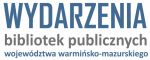Logo "Wydarzenia bibliotek publicznych województwa warmińsko-mazurskiego"
