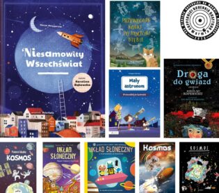 Książki do zabaw edukacyjnych o Koperniku i planetach