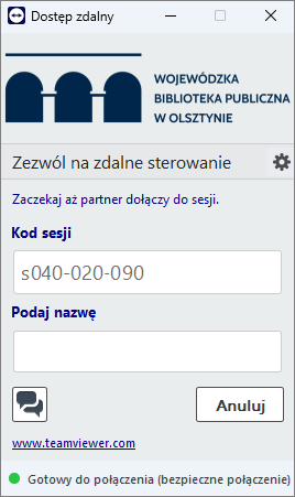 Program do dostępu zdalnego (podgląd)