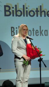 Przemówienie Agnieszki Dziobkowskiej – Dyrektorki BP w Gołdapi, laureatki tytułu Bibliotheca Bona 2025.